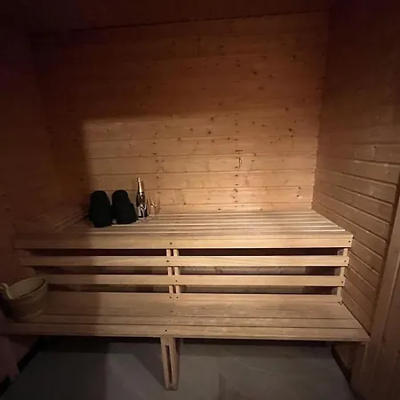 木屋 Les Sapins Sauna Au Pied Des Pistes