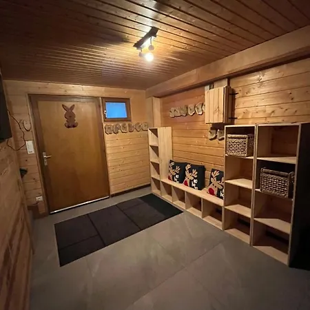 木屋 Les Sapins Sauna Au Pied Des Pistes *