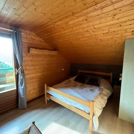 Les Sapins Sauna Au Pied Des Pistes 木屋