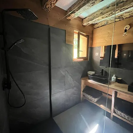 木屋 Les Sapins Sauna Au Pied Des Pistes